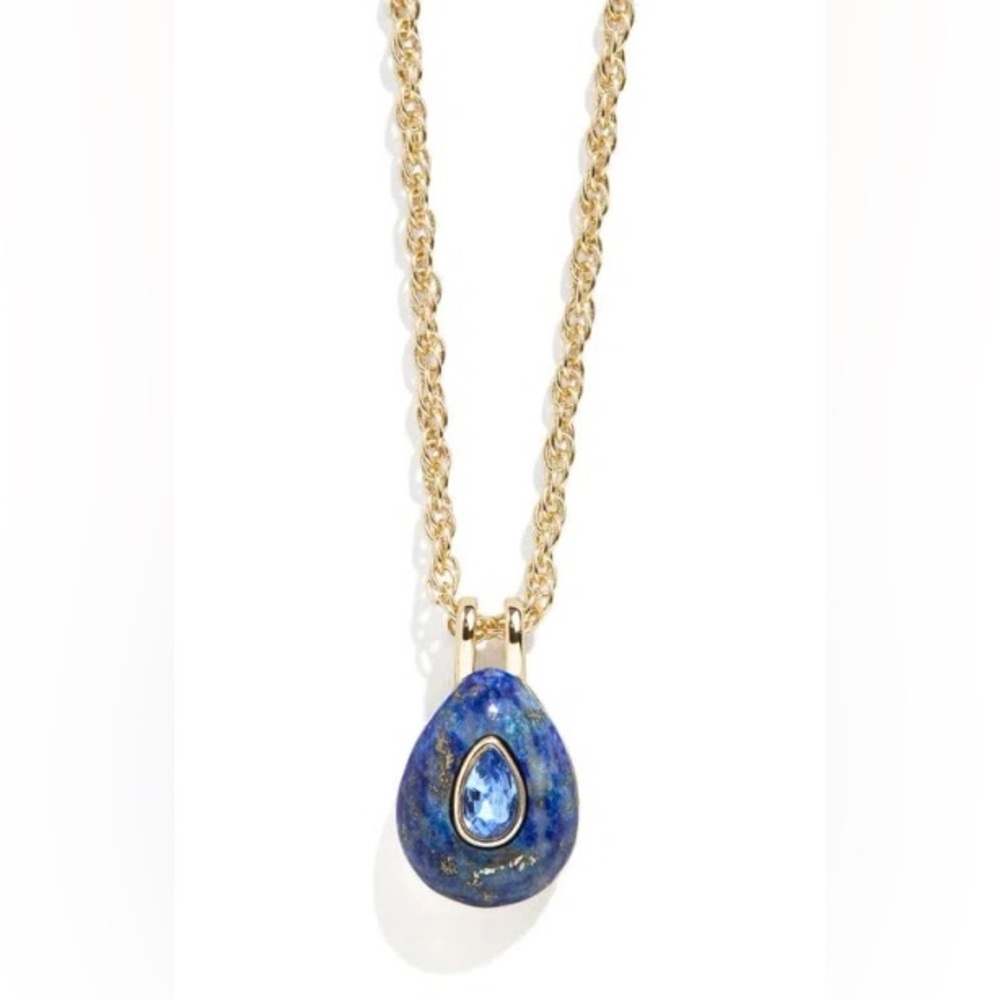 Baublebar Birthstone Teardrop Pendant Necklace